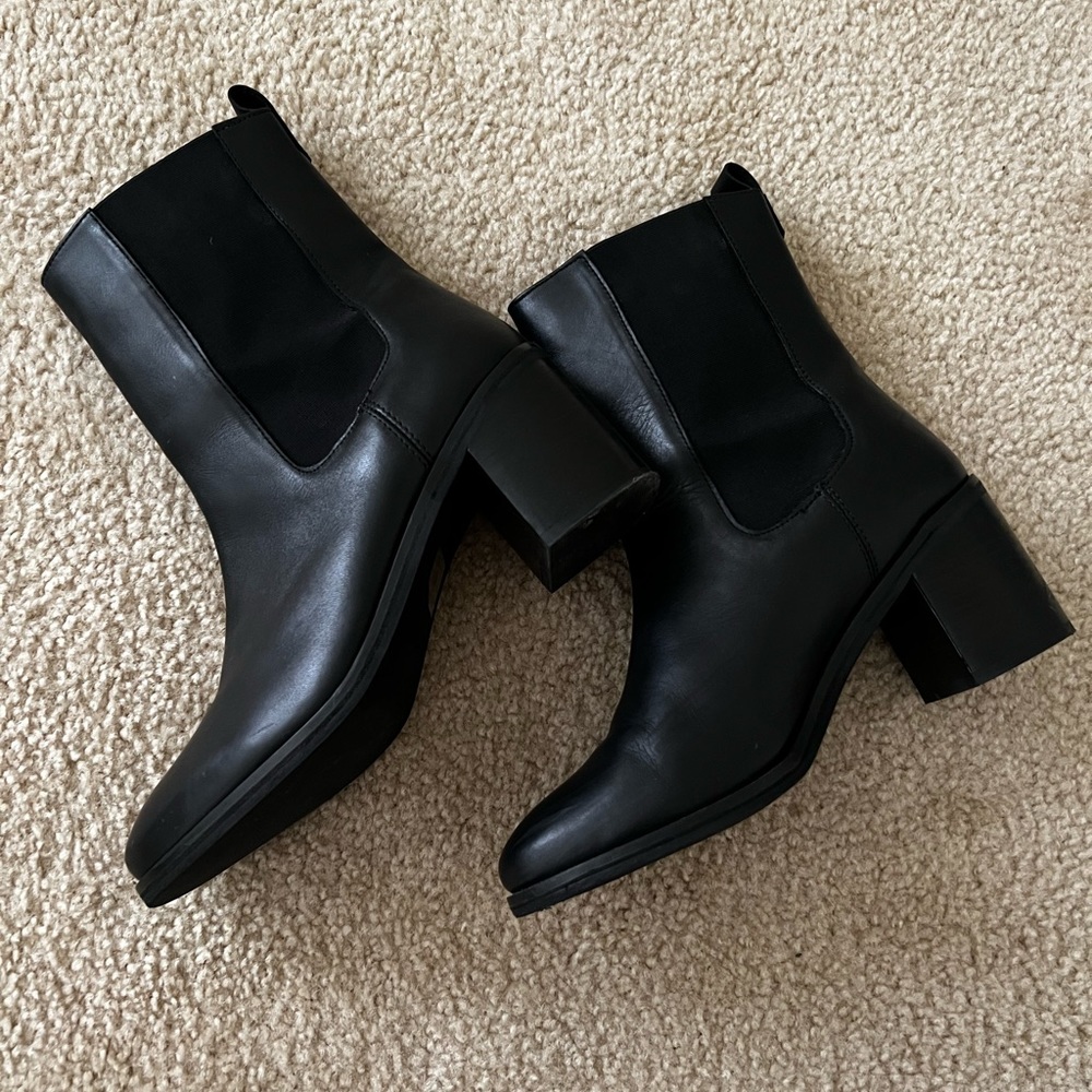 Chunky Heel Ankle Boots
